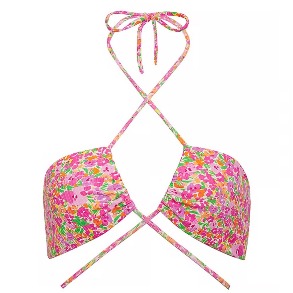 For Love and Lemons Sidra String Bikini Top Small